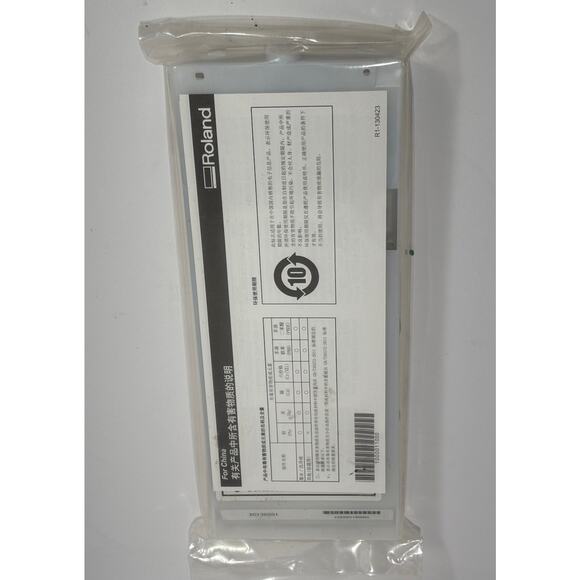 SEALED Roland Cleaning Liquid Eco-Sol Soljet Solvent 220ml Cartridge NOS